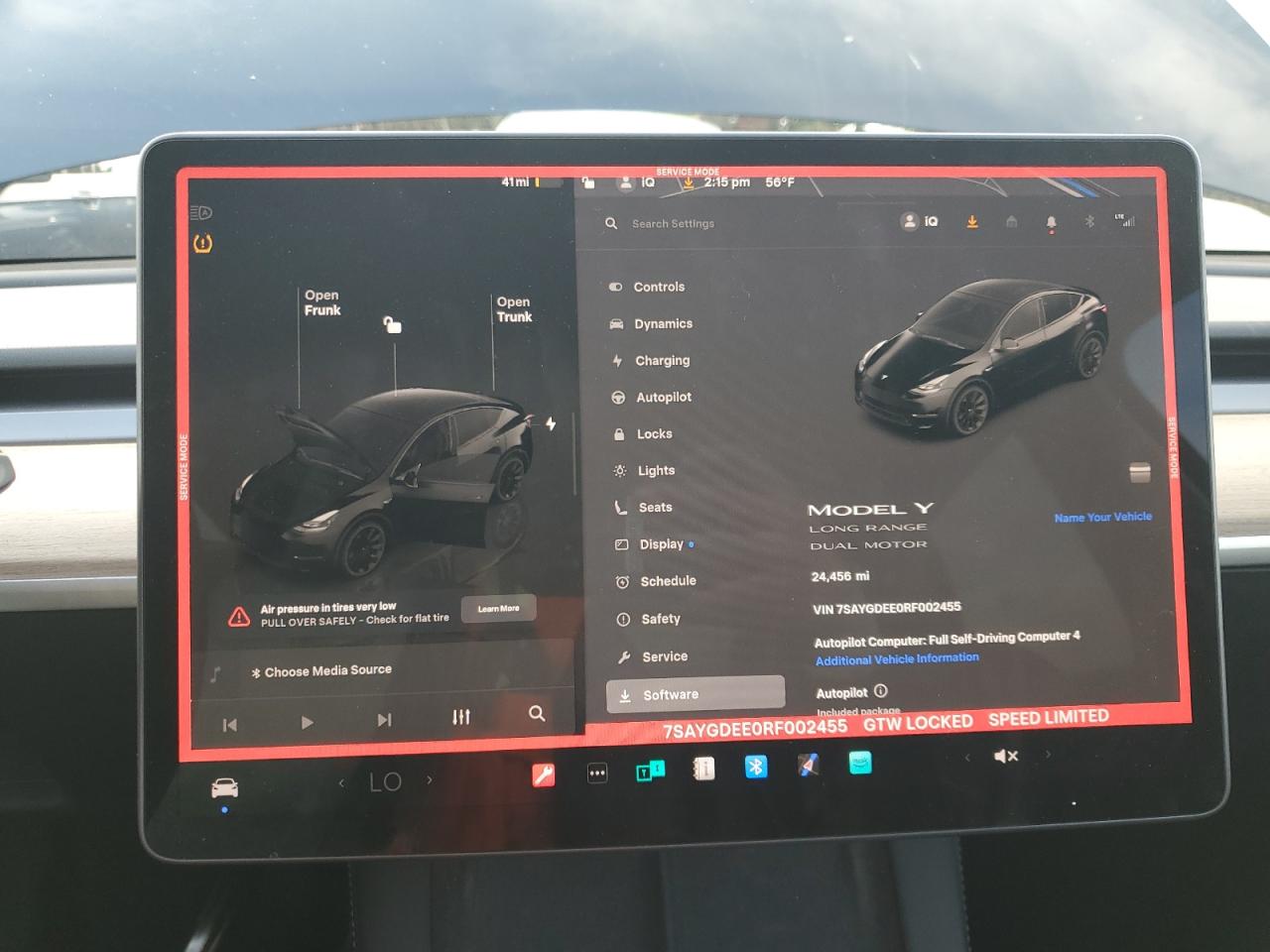 2024 Tesla Model Y VIN: 7SAYGDEE0RF002455 Lot: 93661315