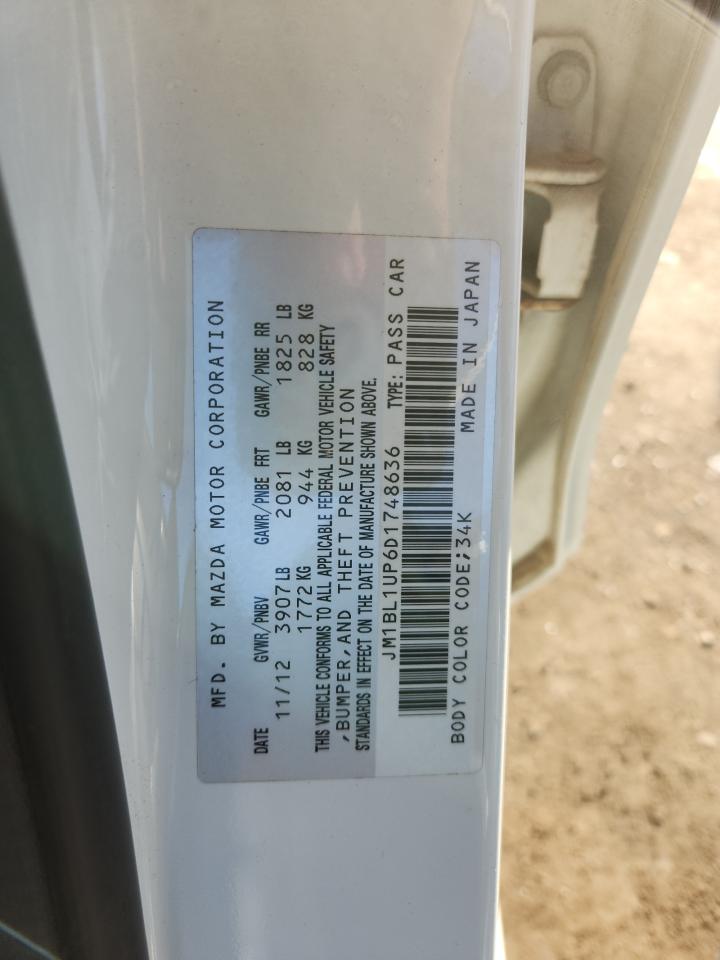 2013 Mazda 3 I VIN: JM1BL1UP6D1748636 Lot: 92694785