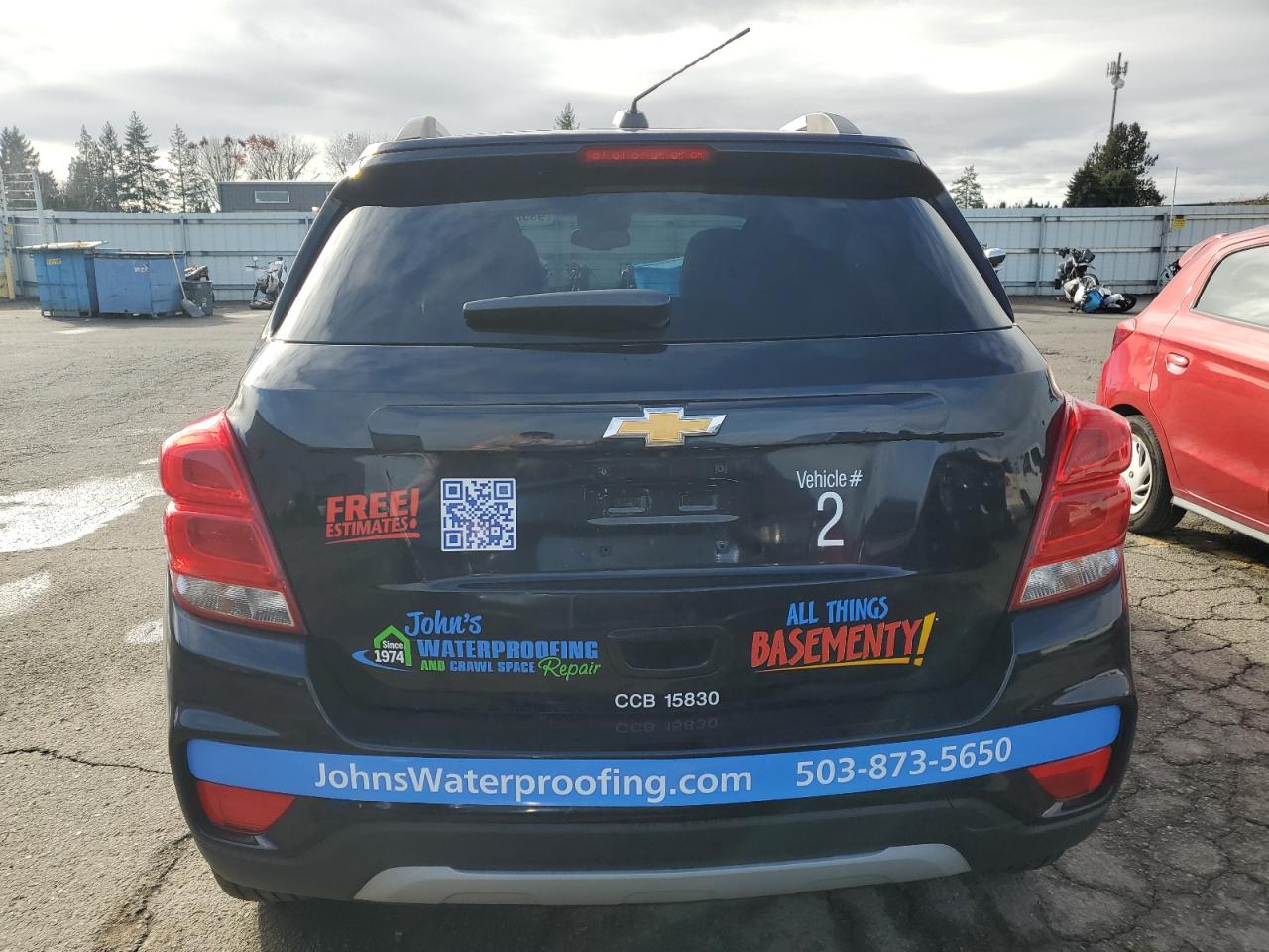 2022 Chevrolet Trax 1Lt VIN: KL7CJPSMXNB568011 Lot: 93522435