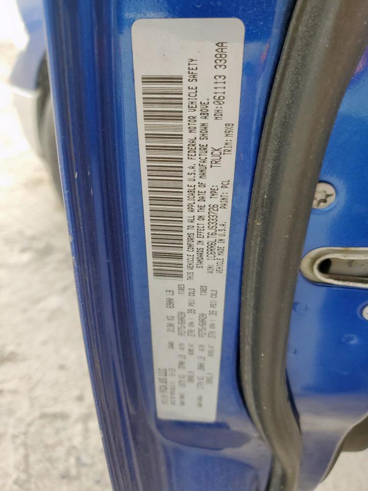 2018 Ram 1500 Slt VIN: 1C6RR6LT6JS333726 Lot: 91801945