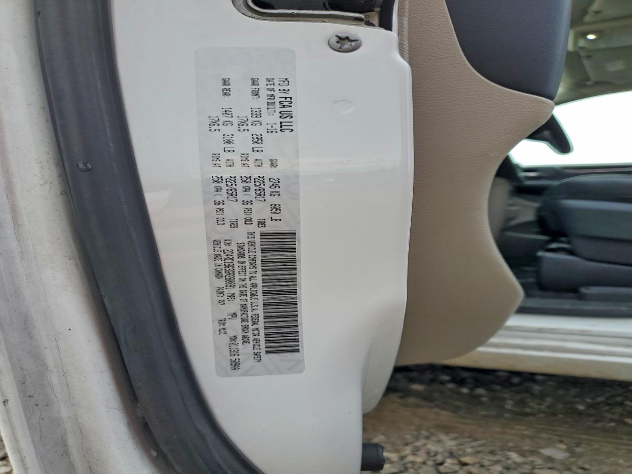 2016 Chrysler Town & Country Touring VIN: 2C4RC1BG3GR280091 Lot: 93442415