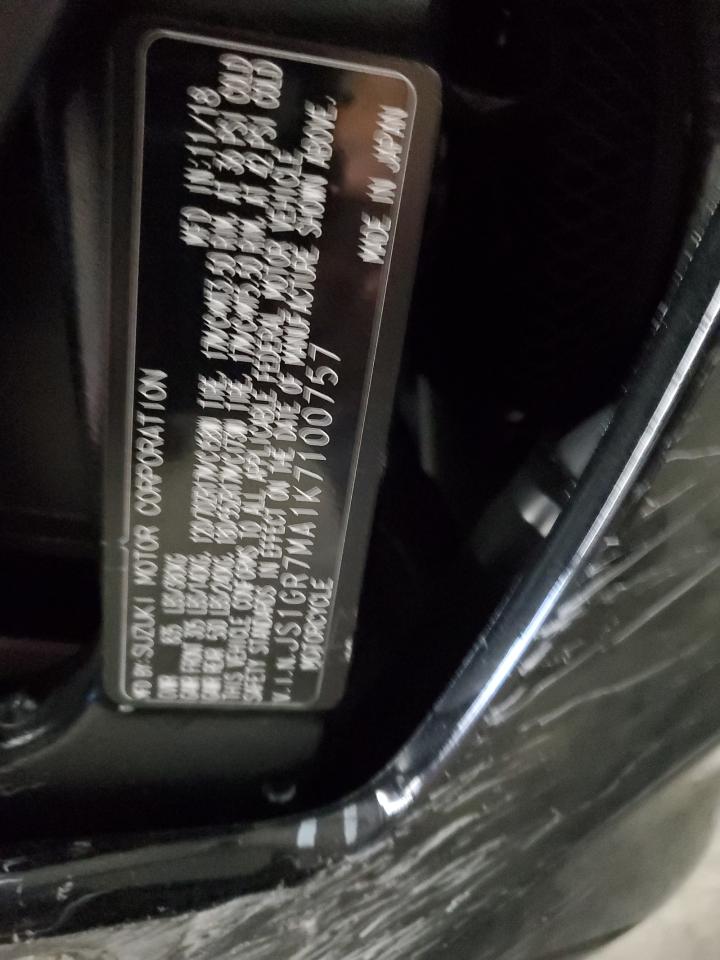 2019 Suzuki Gsx-R750 VIN: JS1GR7MA1K7100757 Lot: 93353705