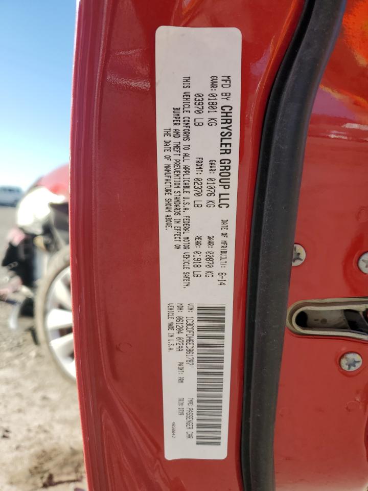 2014 Dodge Dart Se Aero VIN: 1C3CDFDH6ED861787 Lot: 92010915