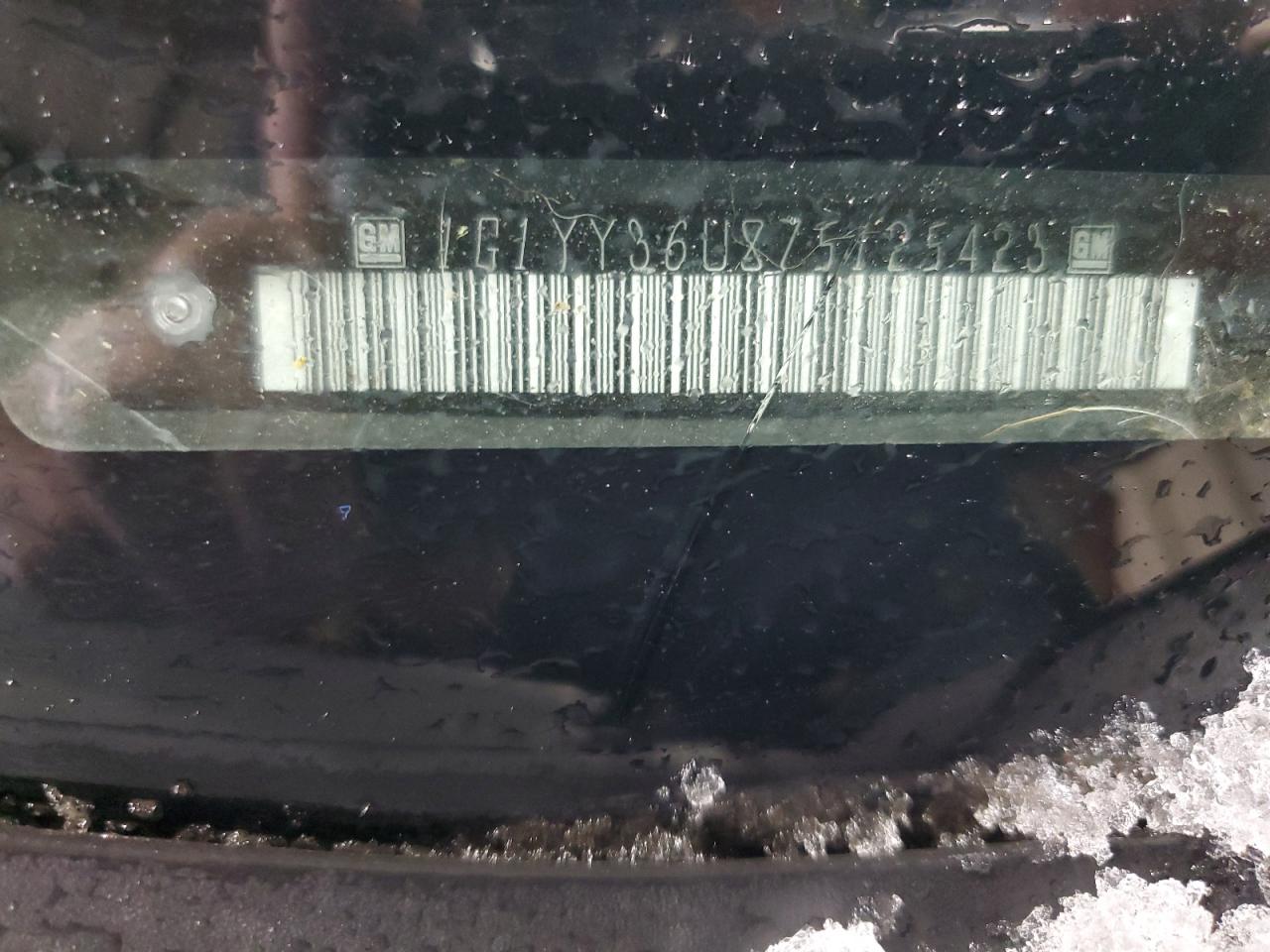 2007 Chevrolet Corvette VIN: 1G1YY36U875125423 Lot: 92214655