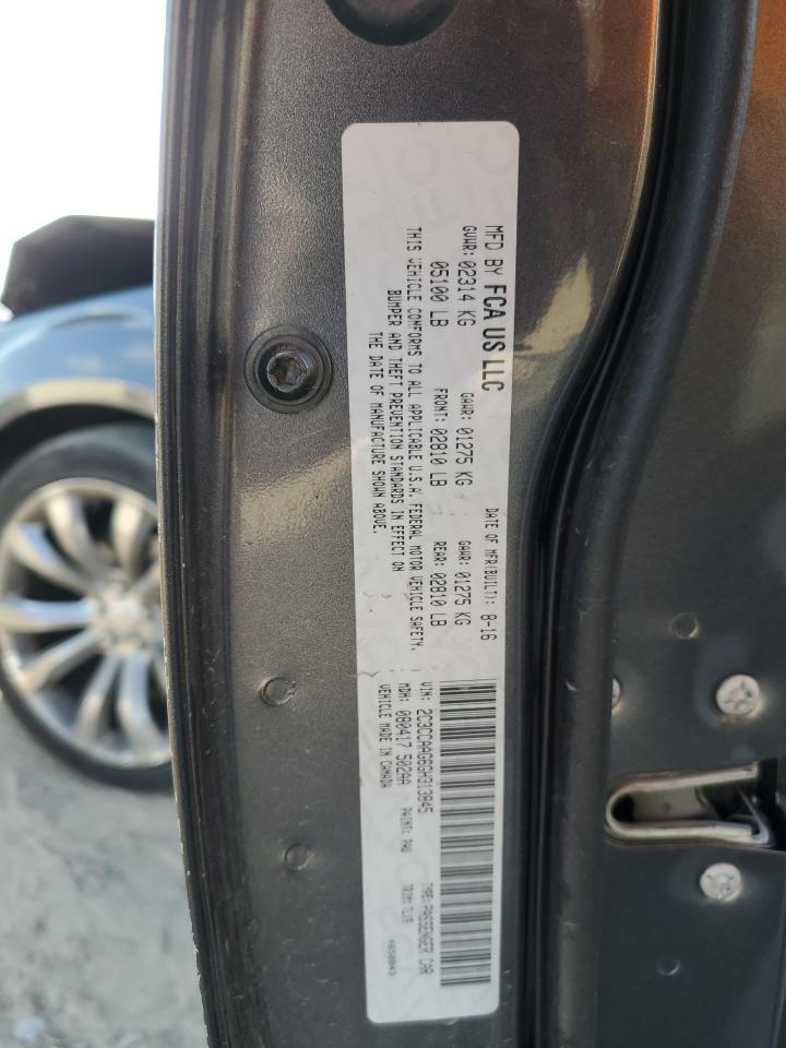 2016 Chrysler 300 Limited VIN: 2C3CCAAG6GH313845 Lot: 91296455