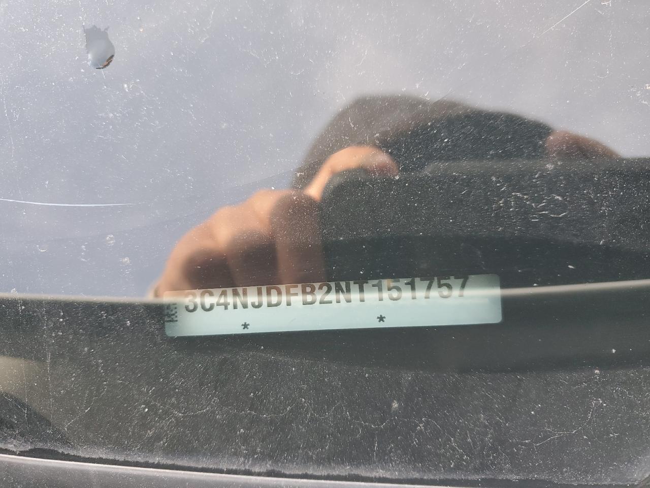 2022 Jeep Compass Latitude Lux VIN: 3C4NJDFB2NT151757 Lot: 92068975