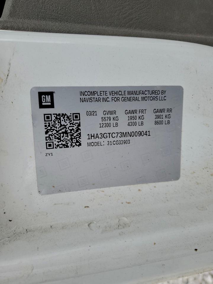 2021 Chevrolet Express G3500 VIN: 1HA3GTC73MN009041 Lot: 90827815