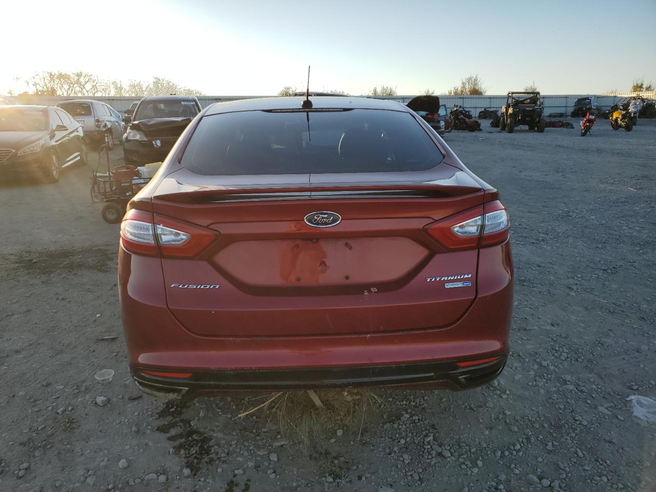 2014 Ford Fusion Titanium VIN: 3FA6P0D90ER225742 Lot: 91428585
