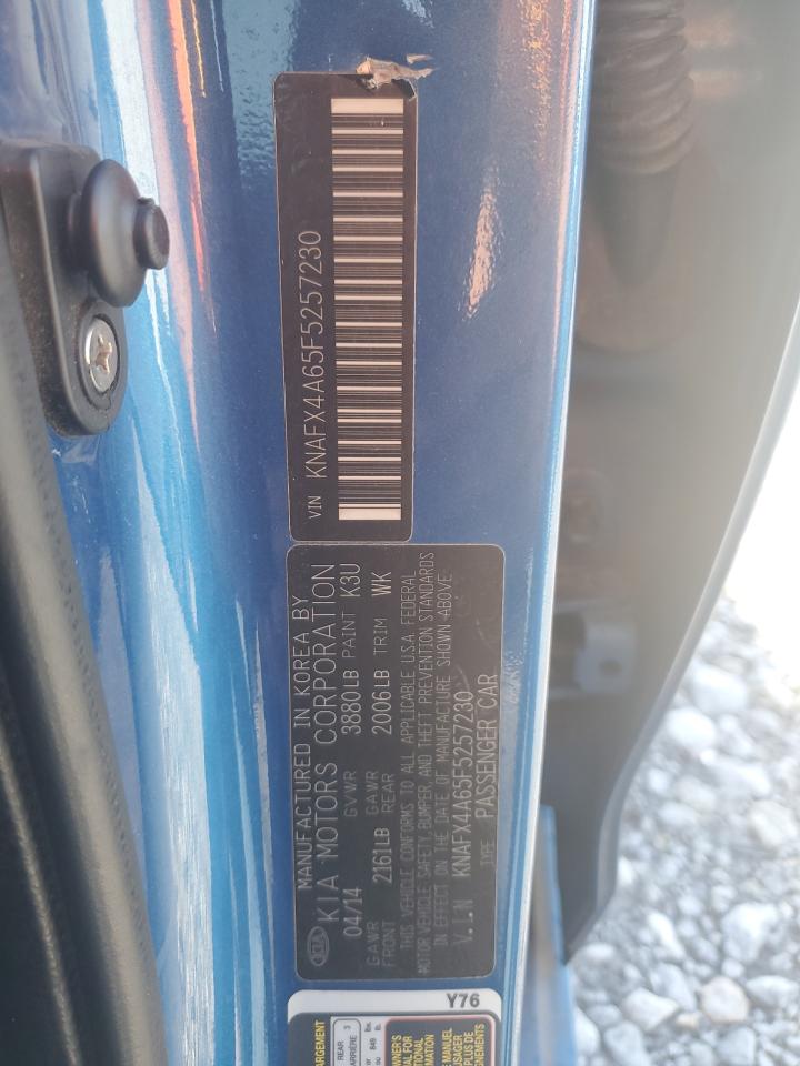 2015 Kia Forte Lx VIN: KNAFX4A65F5257230 Lot: 91021415