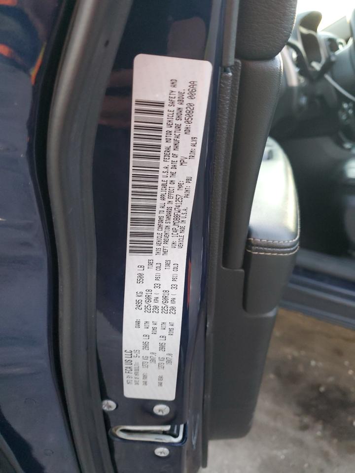 2015 Jeep Cherokee Limited VIN: 1C4PJMDB8FW741257 Lot: 92450775