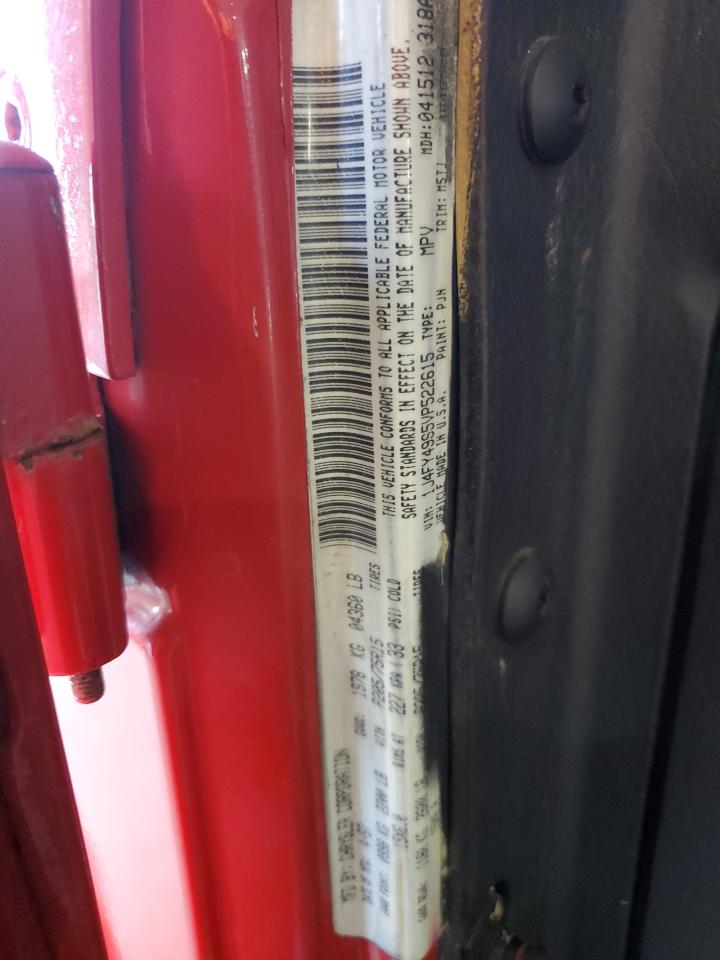 1997 Jeep Wrangler / Tj Sahara VIN: 1J4FY49S5VP522615 Lot: 90970305