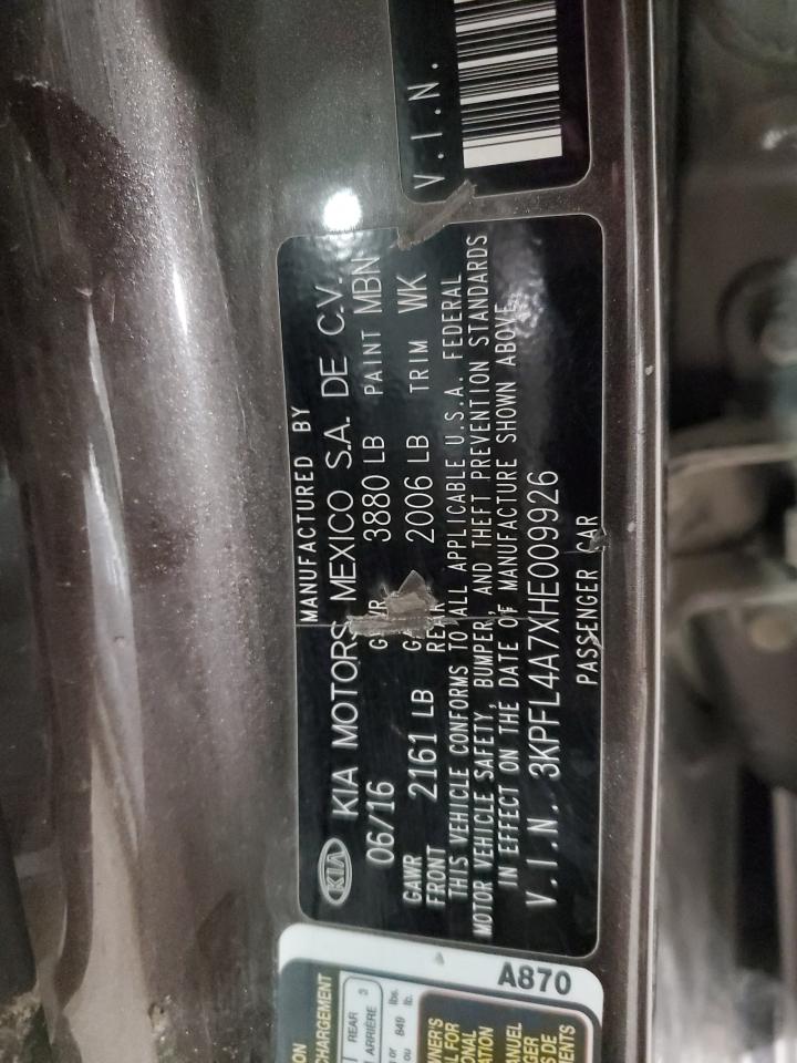 2017 Kia Forte Lx VIN: 3KPFL4A7XHE009926 Lot: 93548555