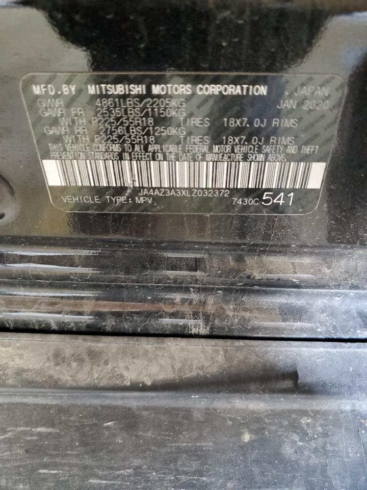 2020 Mitsubishi Outlander Se VIN: JA4AZ3A3XLZ032372 Lot: 92838715