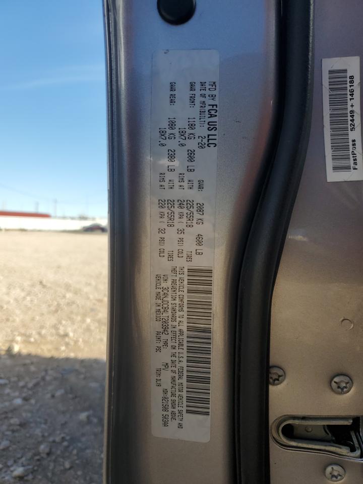 2020 Jeep Compass Limited VIN: 3C4NJDCB4LT203942 Lot: 92926145