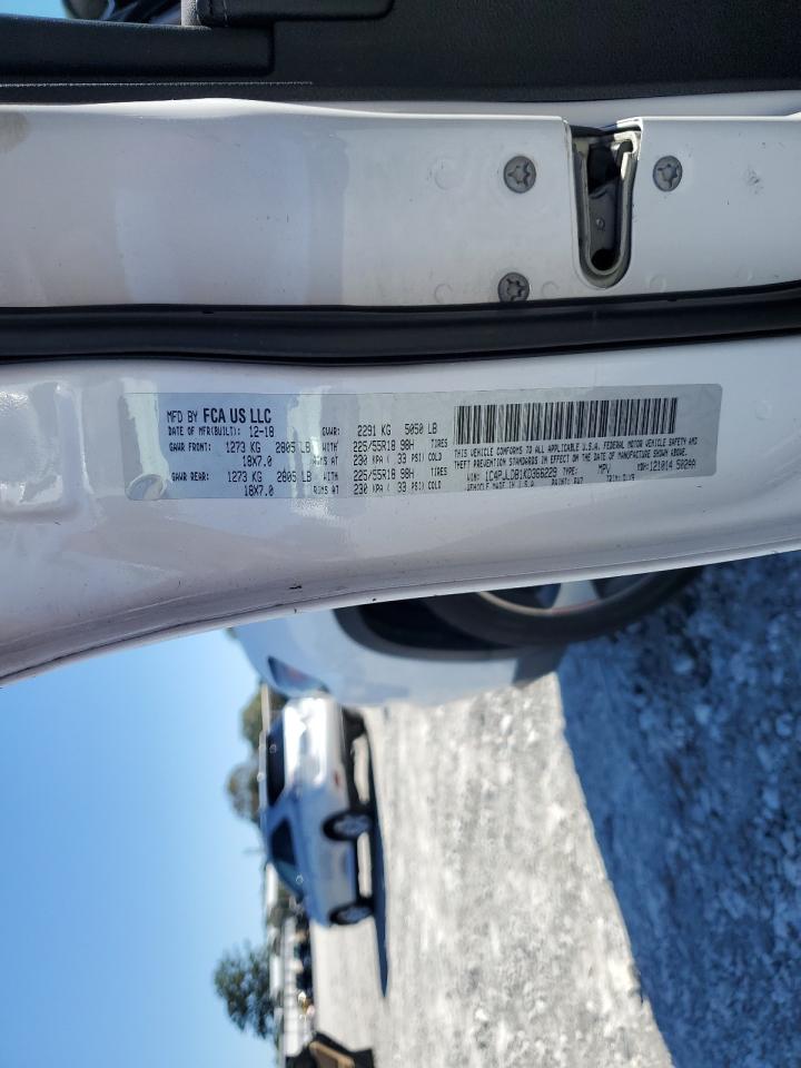 2019 Jeep Cherokee Limited VIN: 1C4PJLDB1KD366229 Lot: 90927525