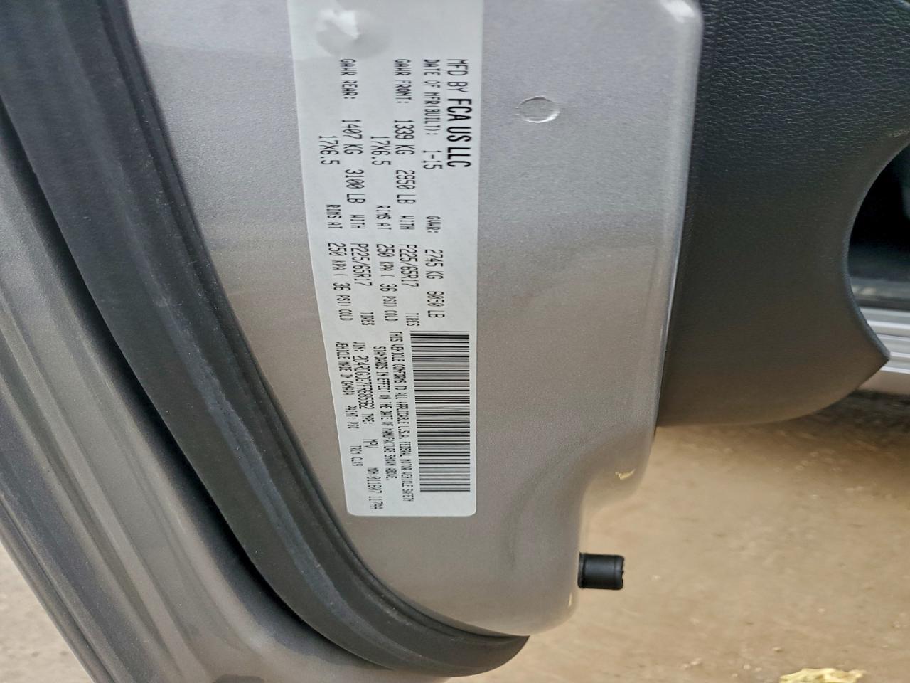 2015 Dodge Grand Caravan Sxt VIN: 2C4RDGCG7FR685562 Lot: 94225005