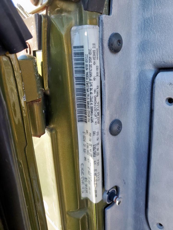 1997 Jeep Wrangler / Tj Sport VIN: 1J4FY19S7VP424443 Lot: 91508425