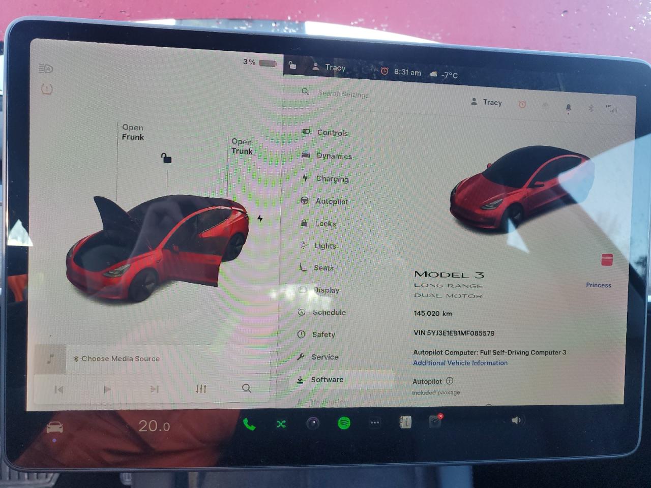 2021 Tesla Model 3 VIN: 5YJ3E1EB1MF085579 Lot: 92600845