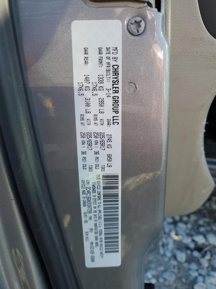 2014 Chrysler Town & Country Touring VIN: 2C4RC1BG0ER307258 Lot: 92576805