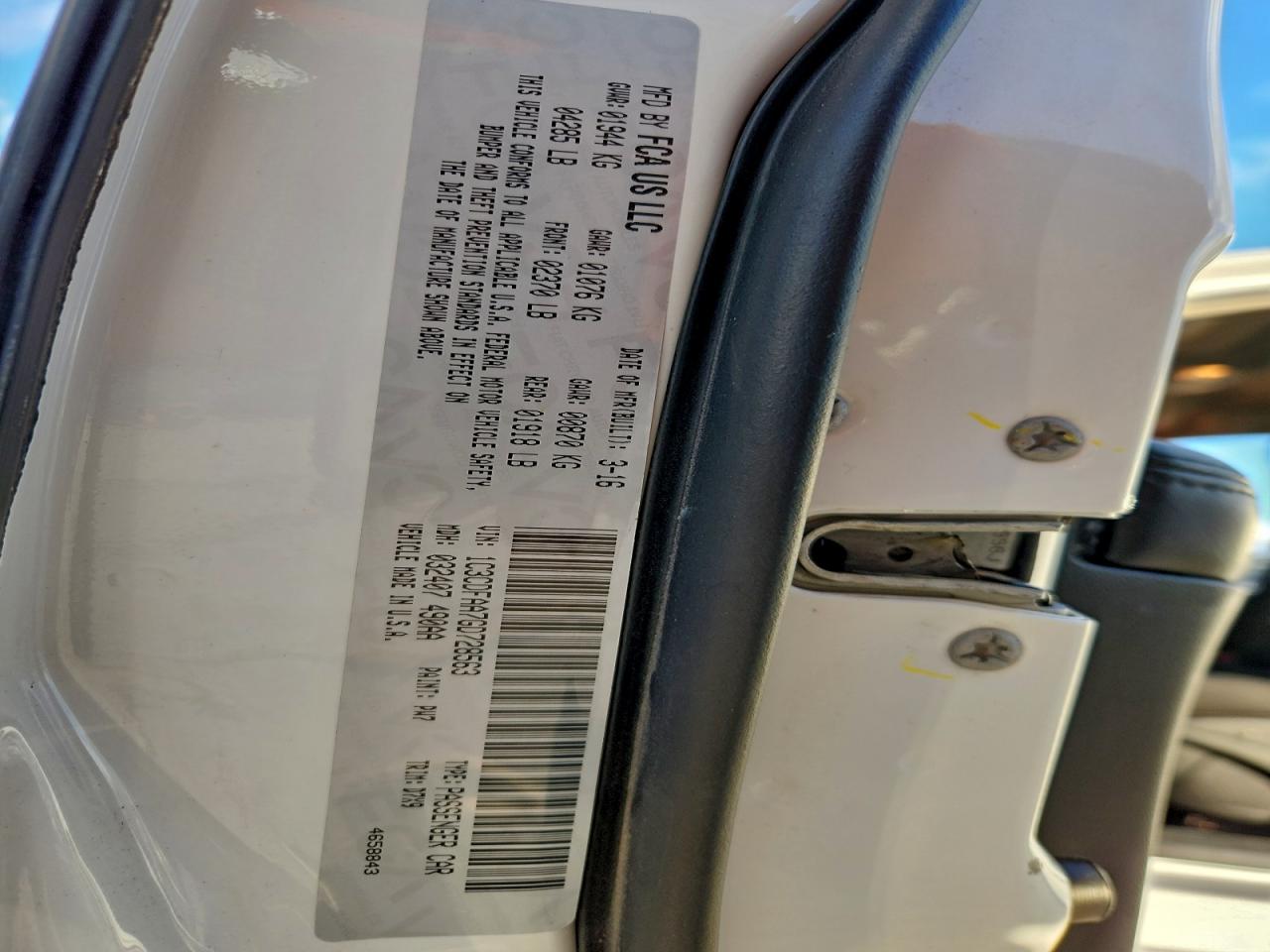 2016 Dodge Dart Se VIN: 1C3CDFAA7GD728563 Lot: 93849605