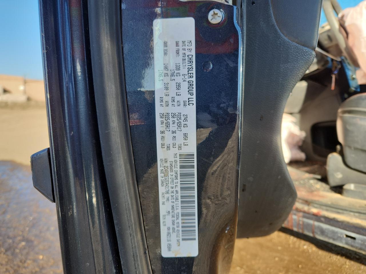 2014 Dodge Grand Caravan R/T VIN: 2C4RDGEG2ER431706 Lot: 91914395