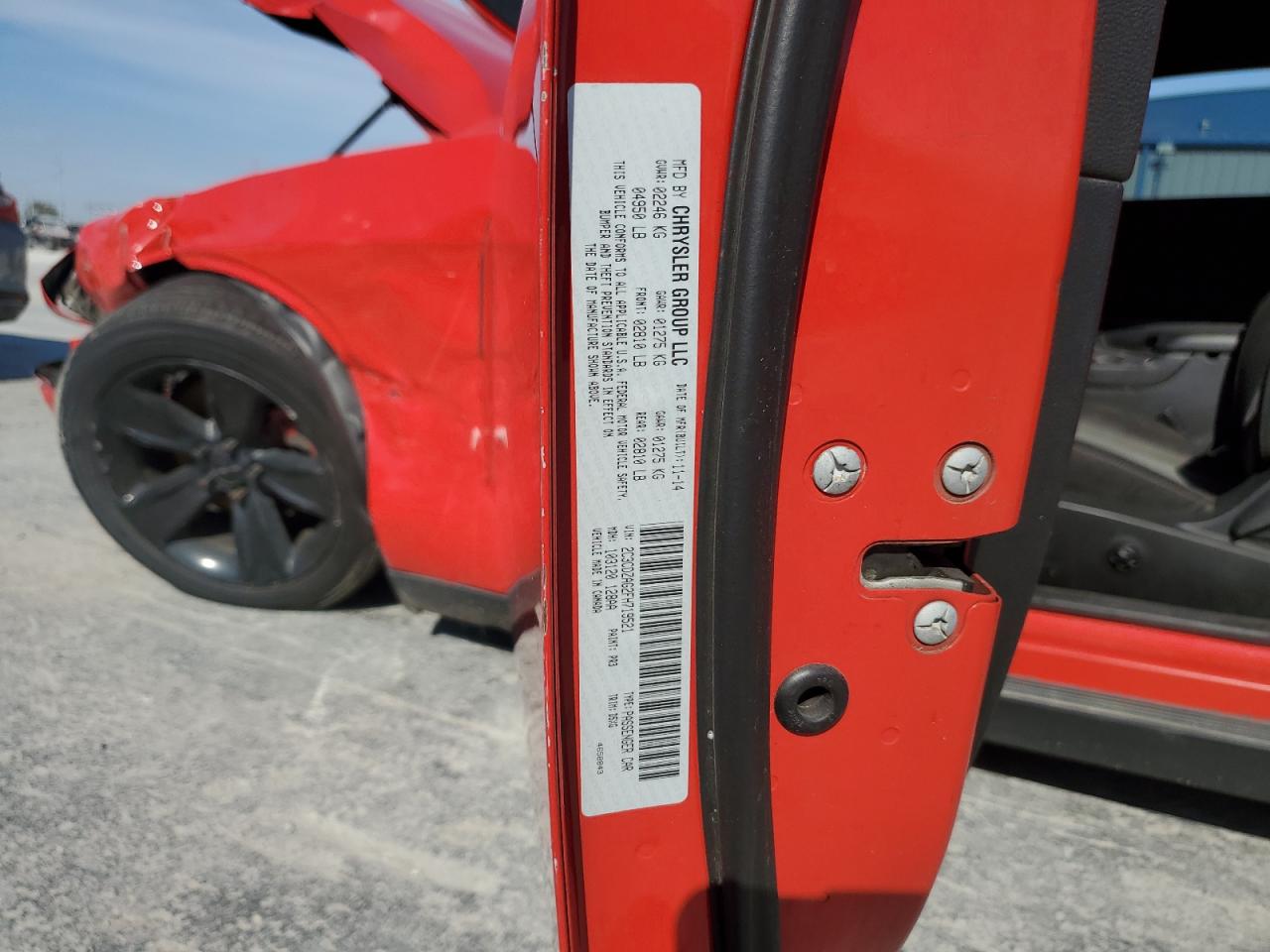 2015 Dodge Challenger Sxt VIN: 2C3CDZAG2FH719521 Lot: 91435555