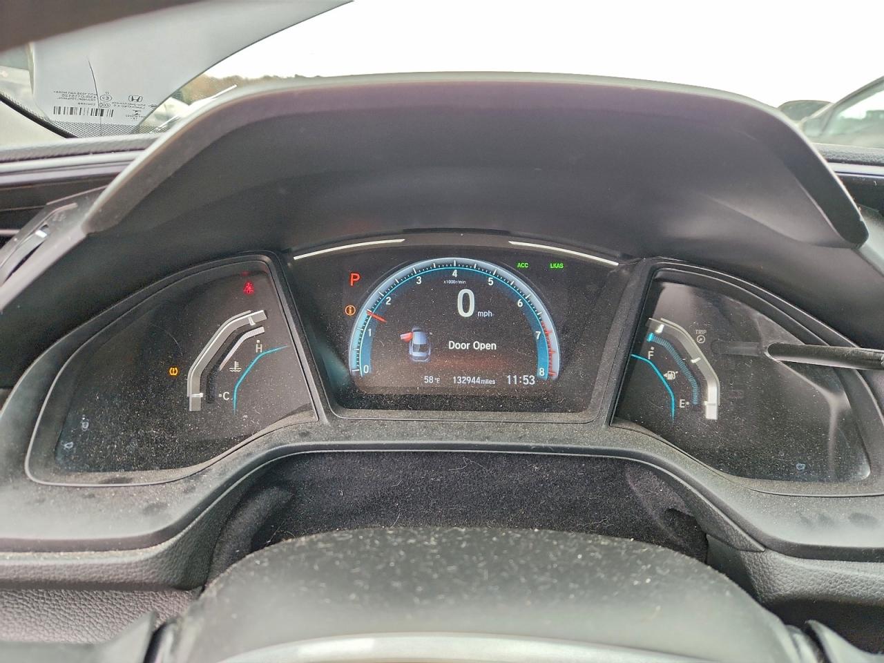 2019 Honda Civic Lx VIN: 2HGFC2F62KH528714 Lot: 94157195