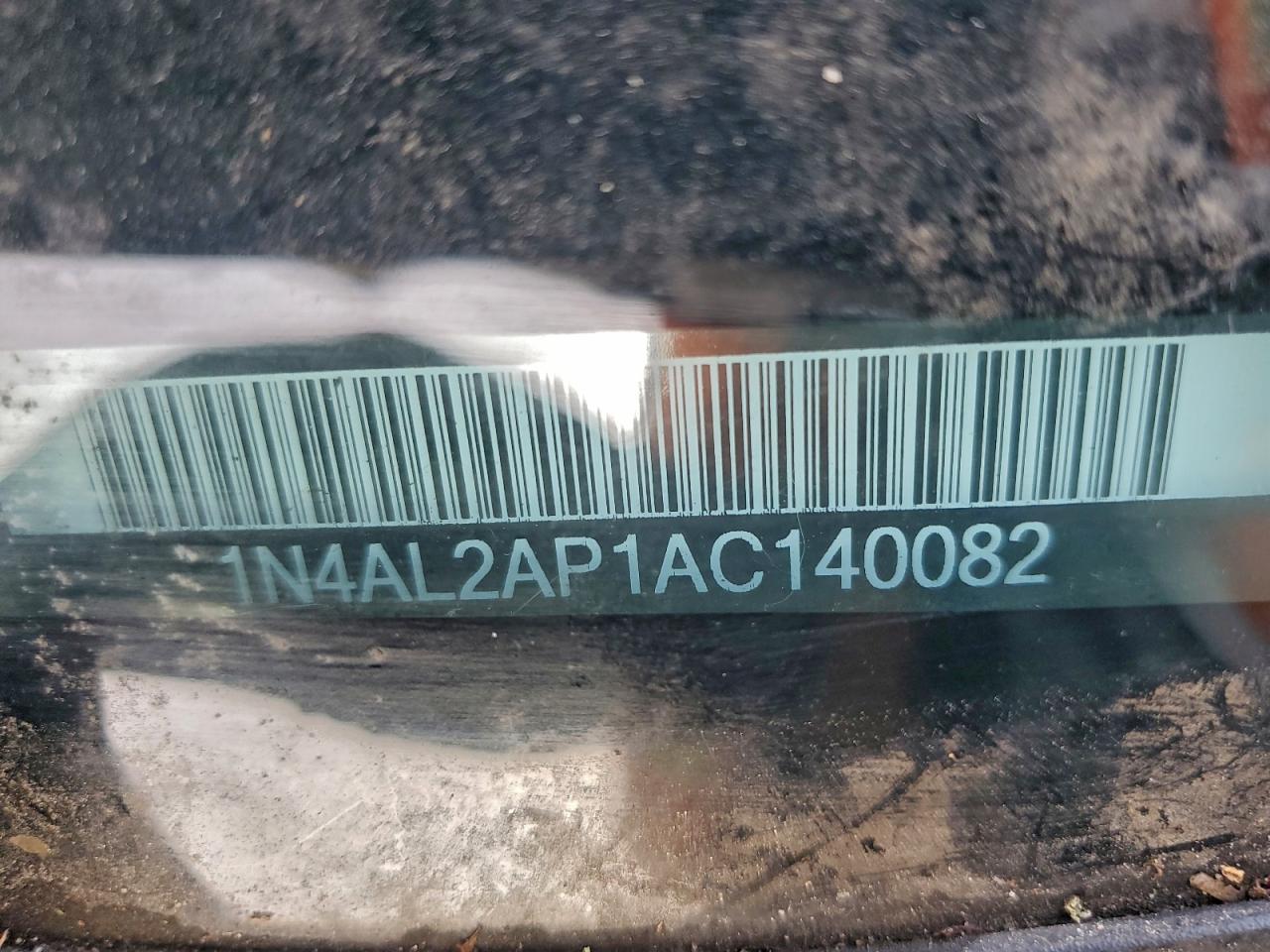 2010 Nissan Altima Base VIN: 1N4AL2AP1AC140082 Lot: 93517165