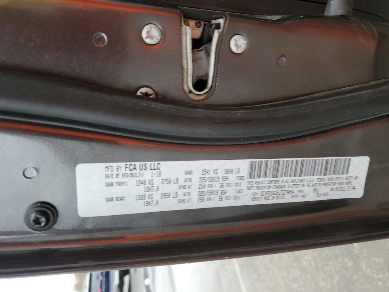 2018 Dodge Journey Crossroad VIN: 3C4PDDGG5JT278054 Lot: 92476995