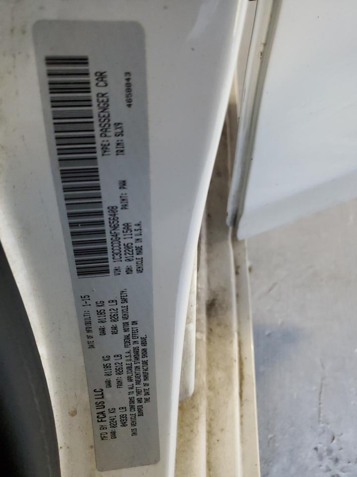 2015 Chrysler 200 S VIN: 1C3CCCDG4FN656408 Lot: 90799385