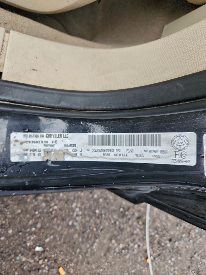 2008 Chrysler Sebring Limited VIN: 1C3LC65M68N267861 Lot: 92851725