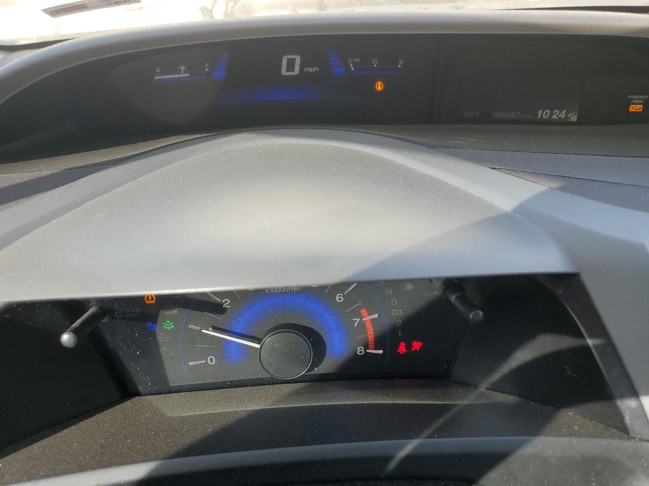 2012 Honda Civic Ex VIN: 19XFB2F86CE061250 Lot: 91807995