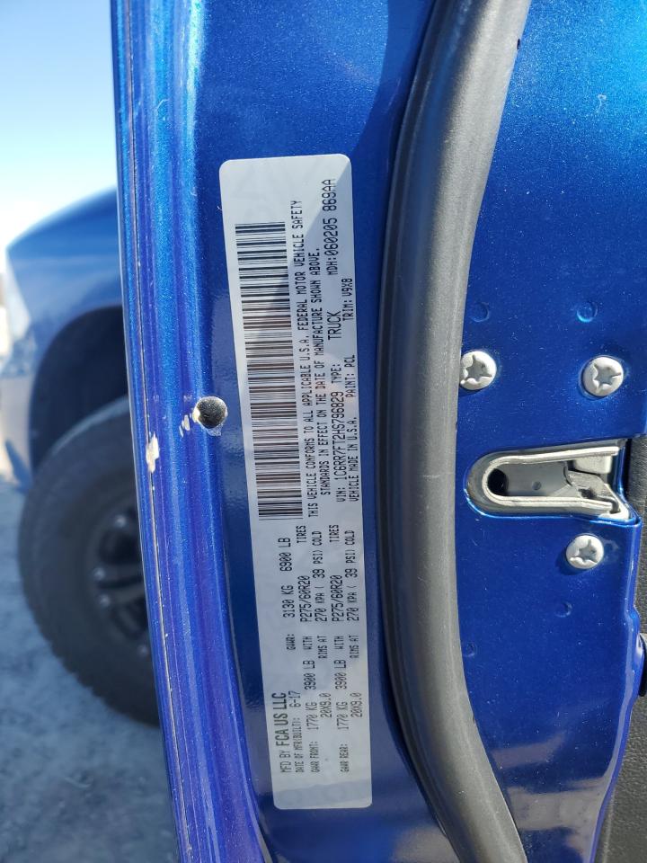 2017 Ram 1500 St VIN: 1C6RR7FT2HS796829 Lot: 91220115