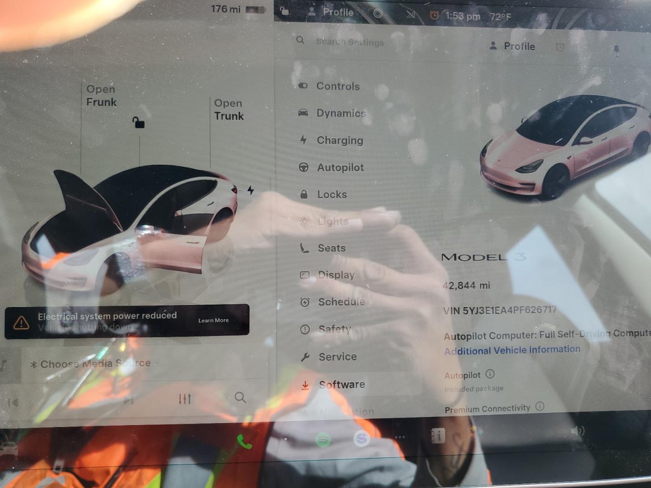 2023 Tesla Model 3 VIN: 5YJ3E1EA4PF626717 Lot: 93359925