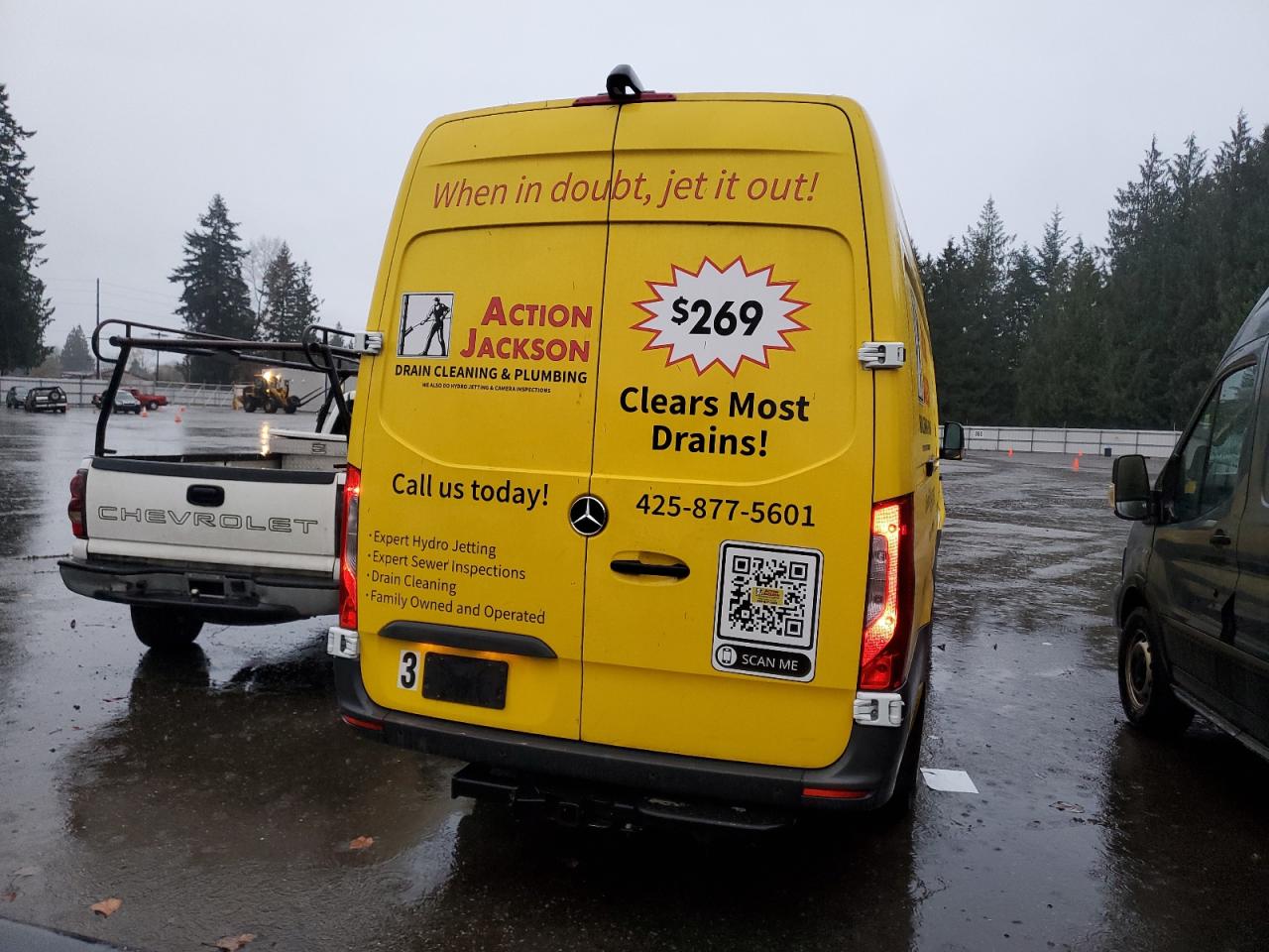 2022 Mercedes Benz Sprinter 2500 Delivery Van VIN: W1Y4ECHY1NT082367 Lot: 92318735