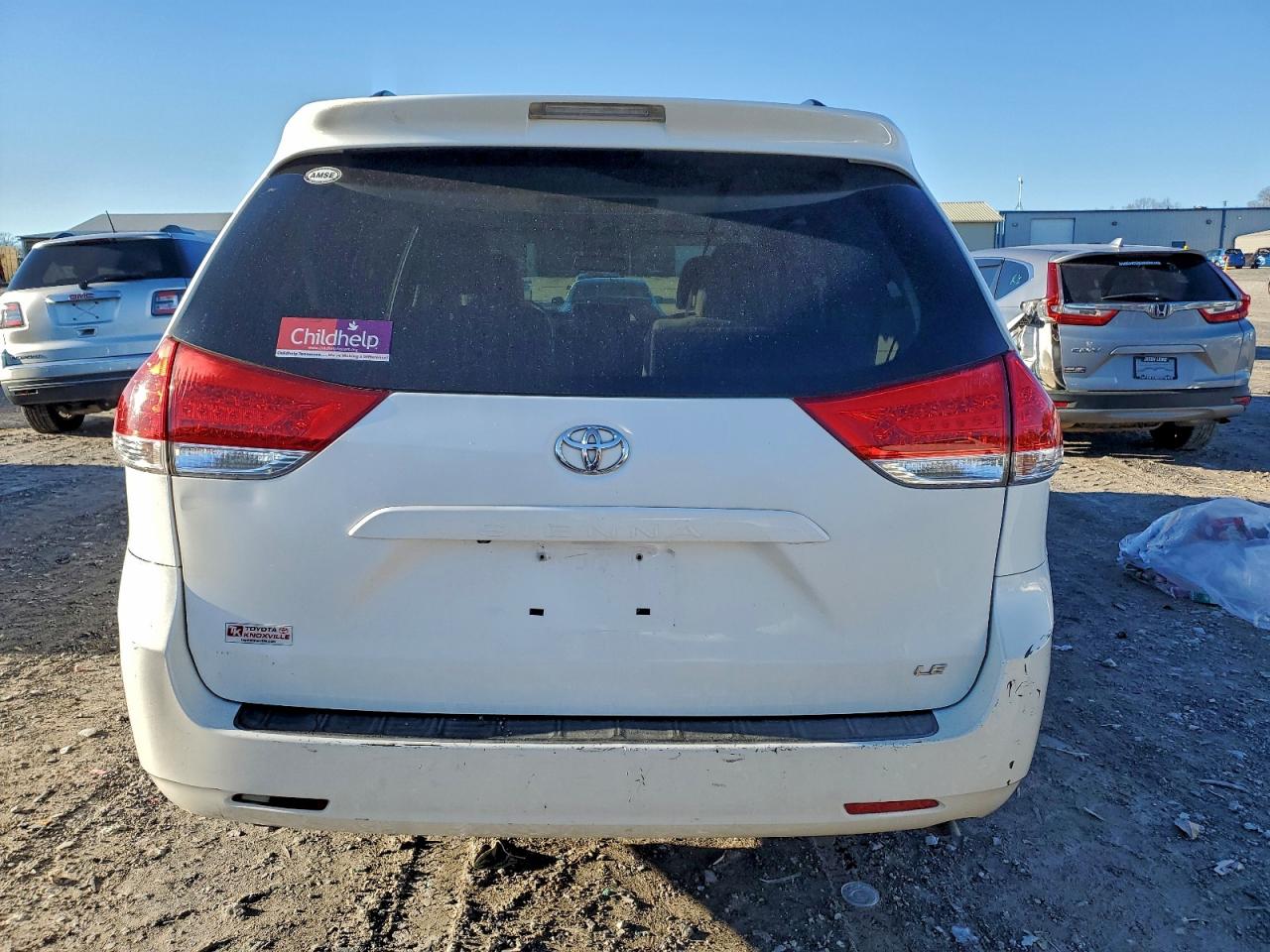 2011 Toyota Sienna Le VIN: 5TDKK3DCXBS109249 Lot: 94274335