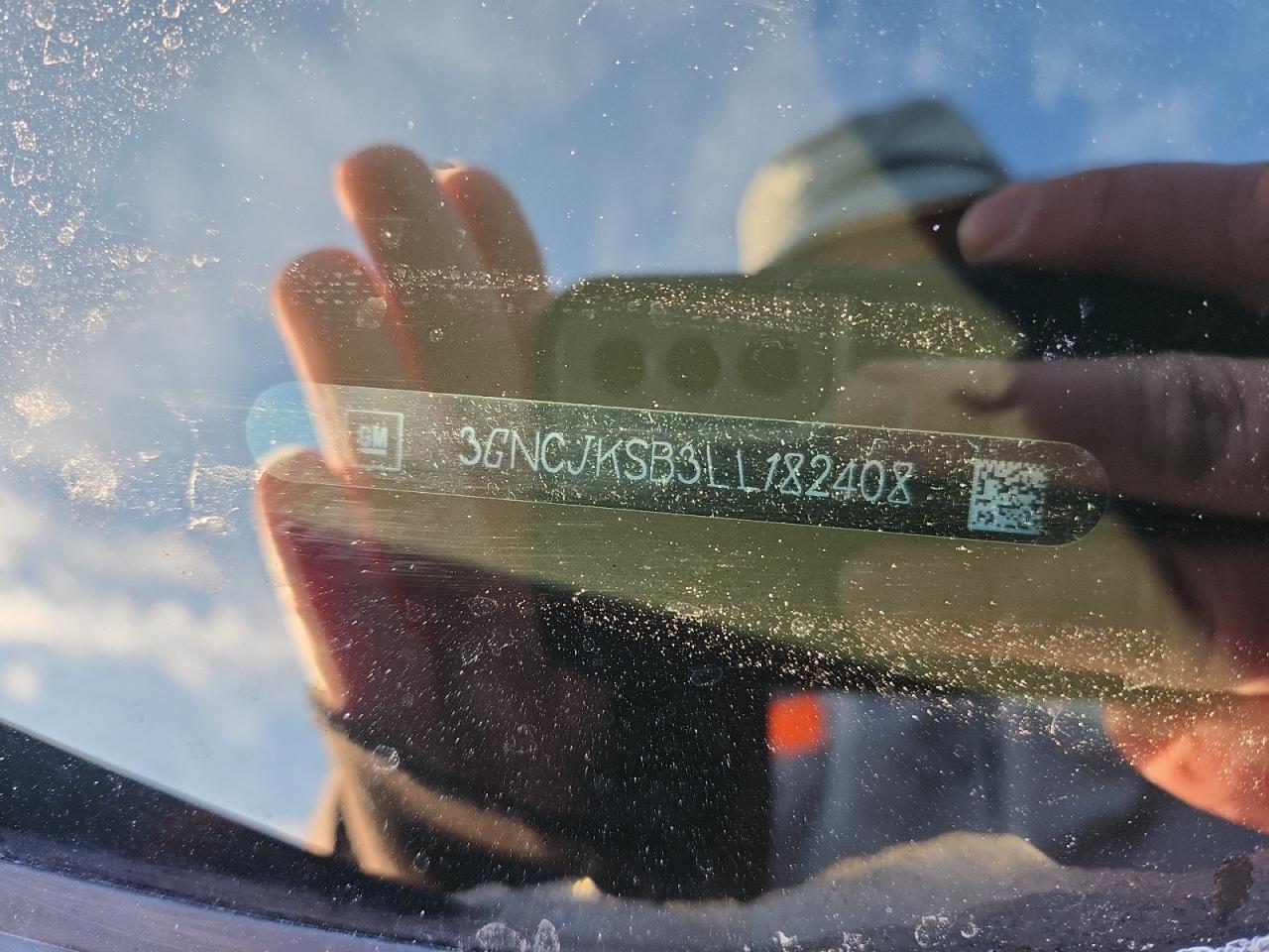 2020 Chevrolet Trax Ls VIN: 3GNCJKSB3LL182408 Lot: 92007085