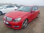 2013 MERCEDES-BENZ C CLASS C220 CDI BLUEEFFICIENCY AMG SPORT 4DR AUTO for sale at Copart CORBY