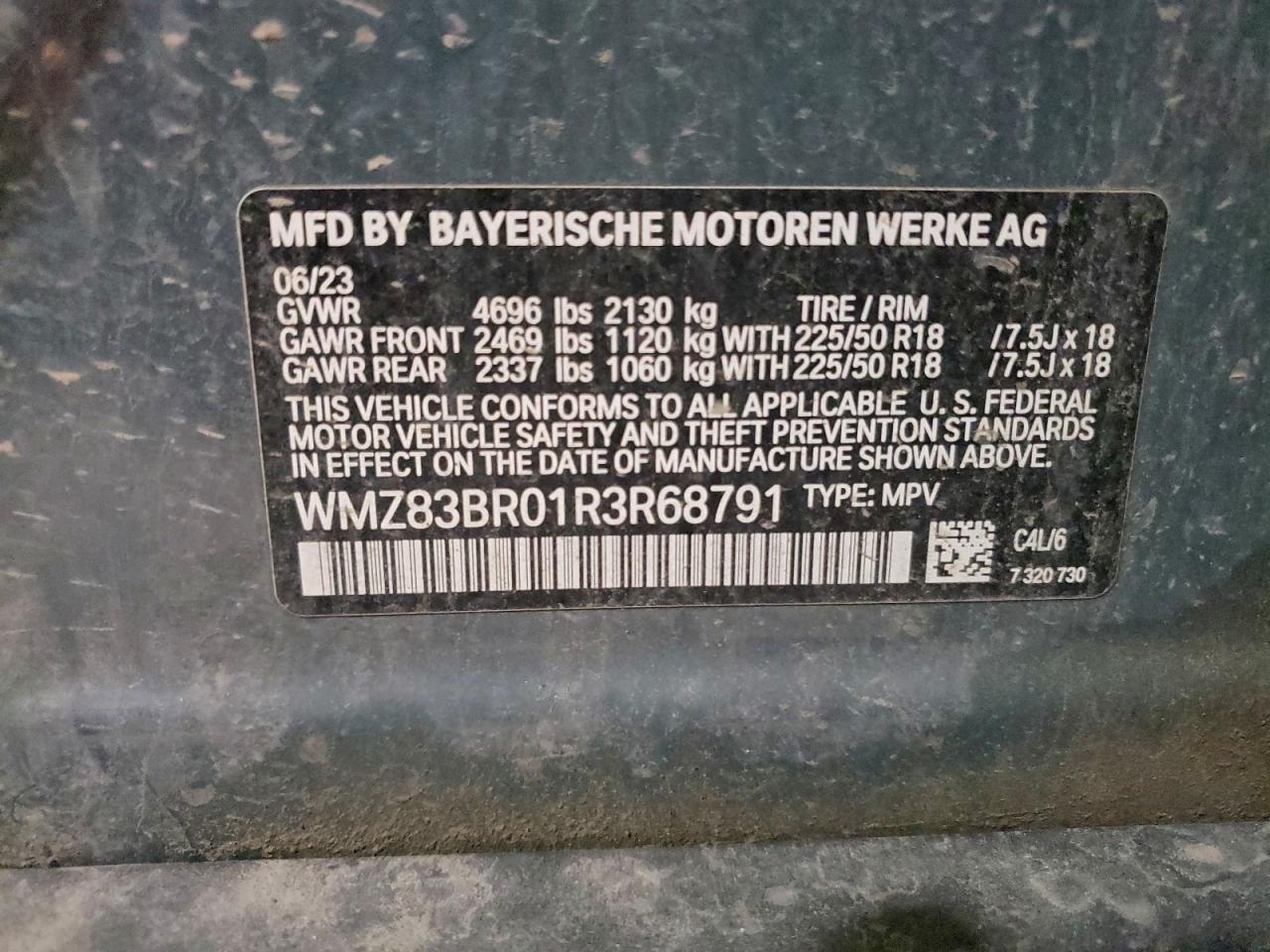 2024 Mini Cooper S Countryman All4 VIN: WMZ83BR01R3R68791 Lot: 93149145