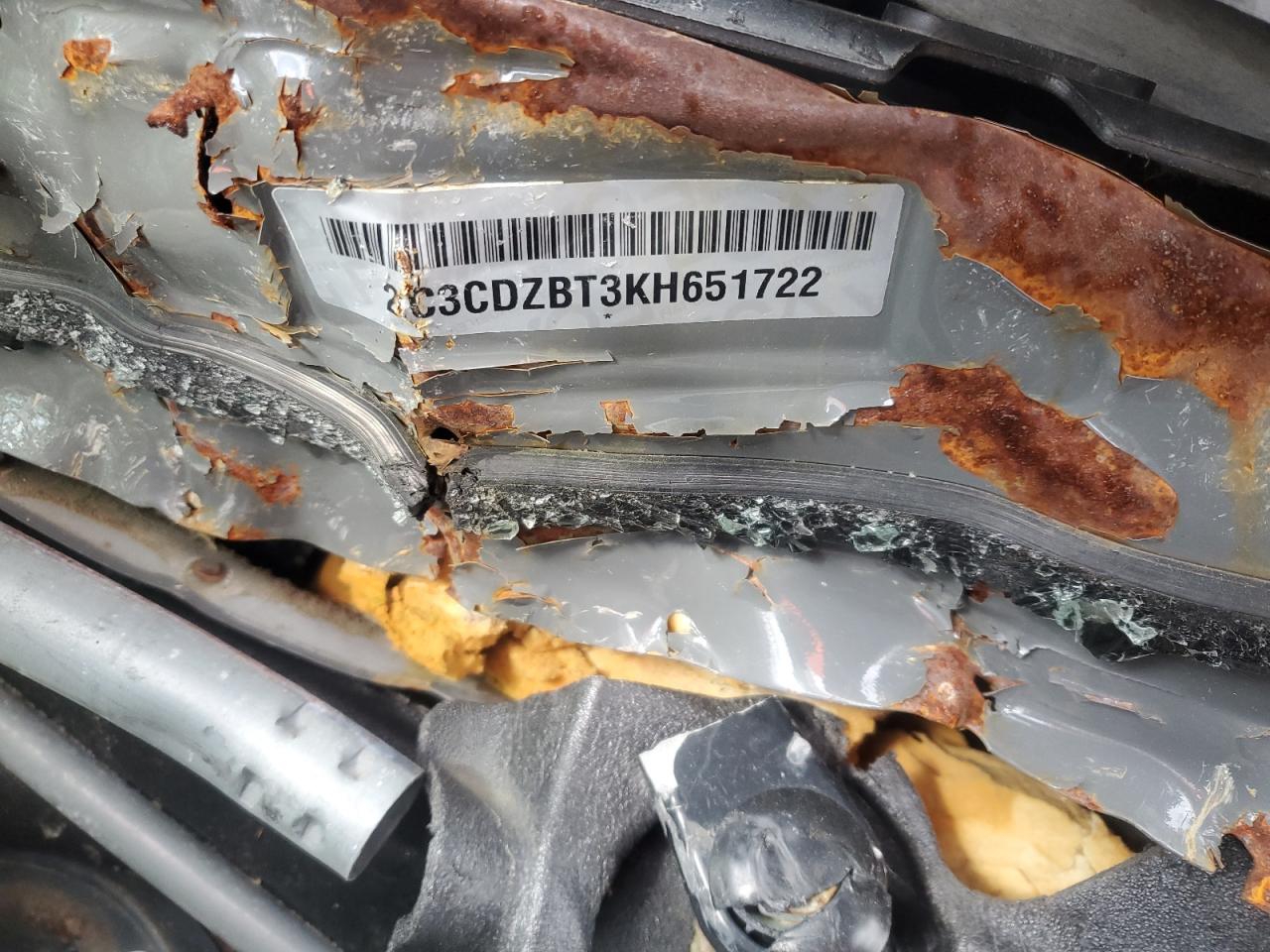 2019 Dodge Challenger R/T VIN: 2C3CDZBT3KH651722 Lot: 90938395