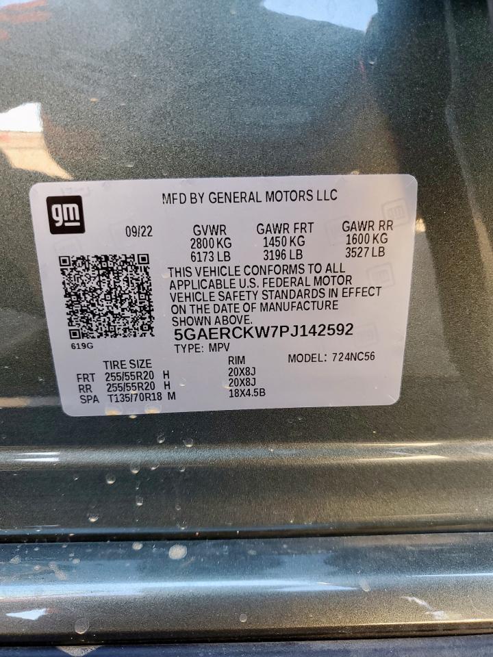 2023 Buick Enclave Premium VIN: 5GAERCKW7PJ142592 Lot: 91463335