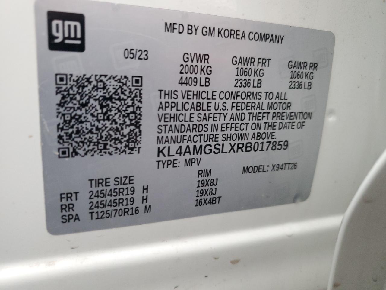2024 Buick Encore Gx Avenir VIN: KL4AMGSLXRB017859 Lot: 91631485