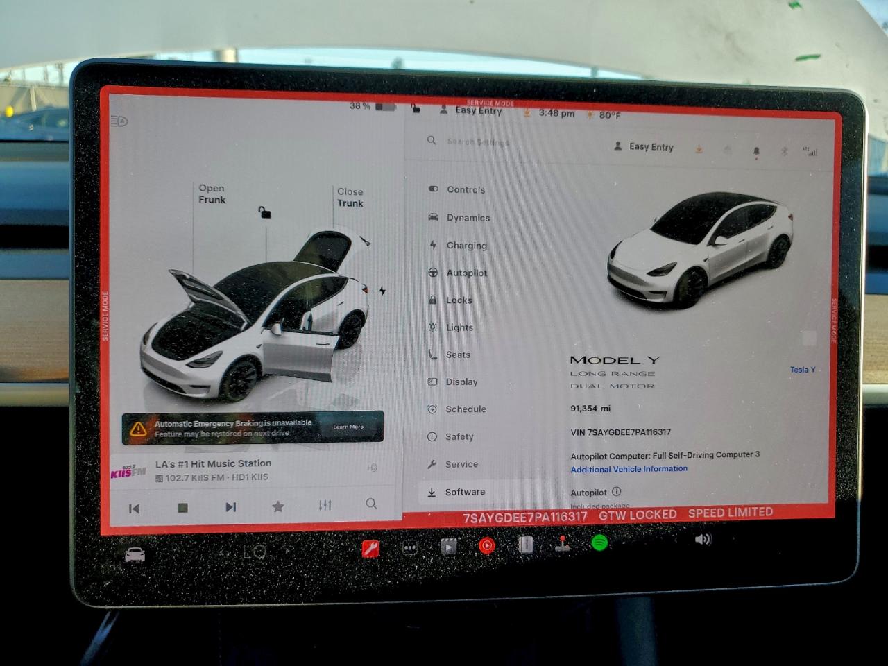 2023 Tesla Model Y VIN: 7SAYGDEE7PA116317 Lot: 94511685