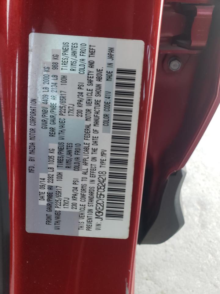 2015 Mazda Cx-5 Touring VIN: JM3KE2CY5F0524218 Lot: 91803205