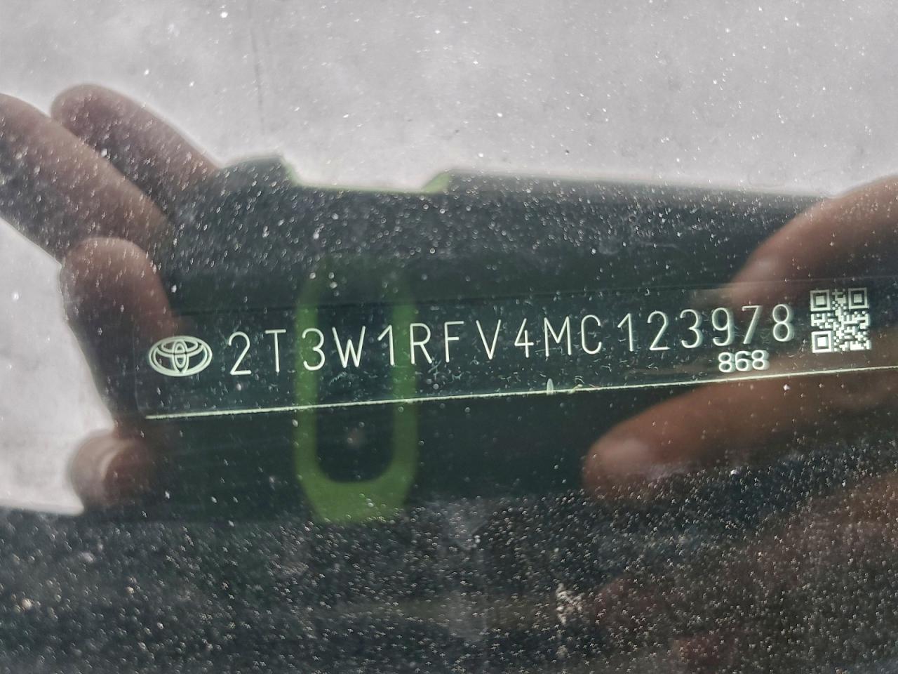 2021 Toyota Rav4 Xle VIN: 2T3W1RFV4MC123978 Lot: 94377775