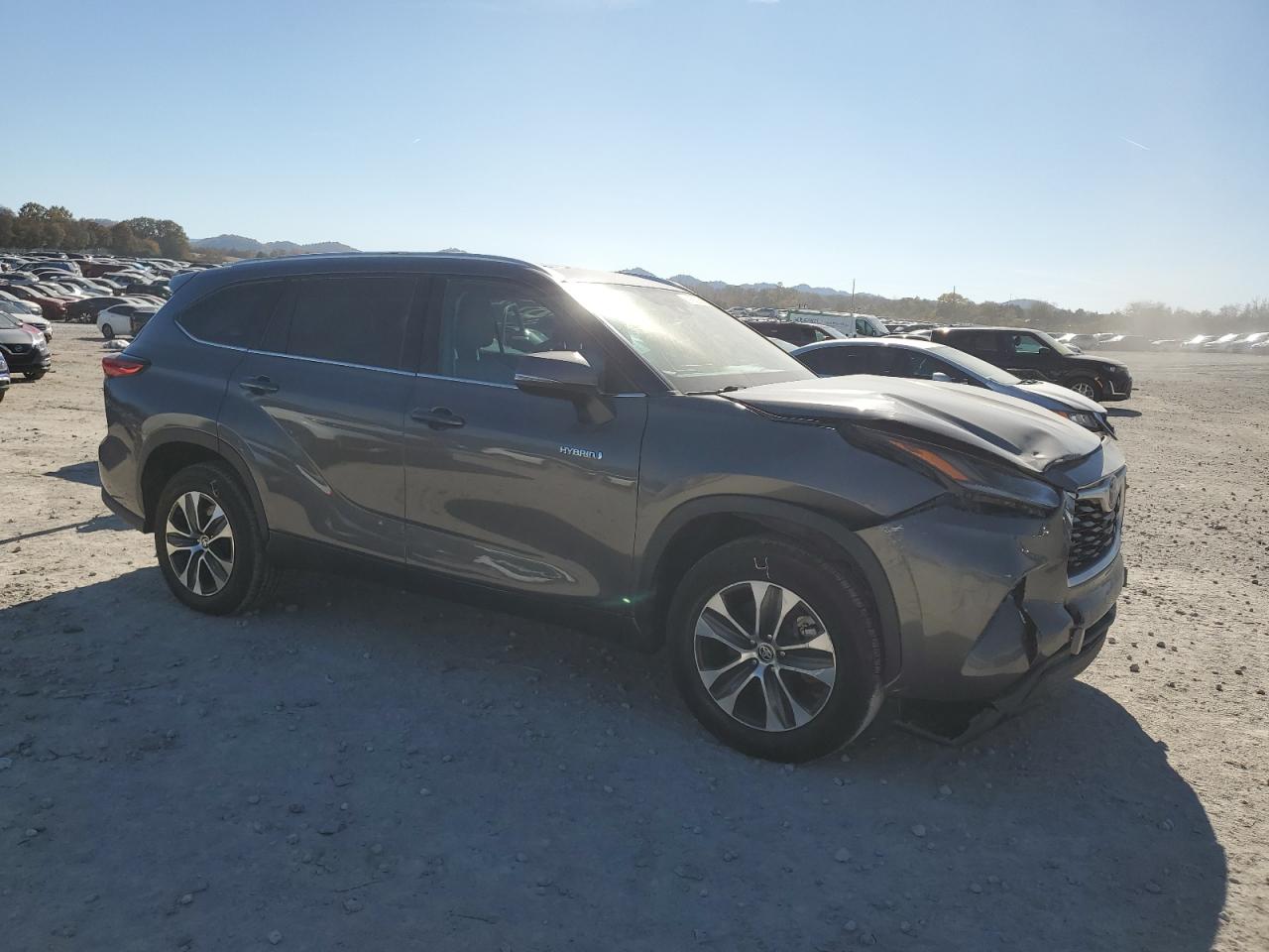 2021 Toyota Highlander Hybrid Xle VIN: 5TDHARAH8MS509202 Lot: 91452235