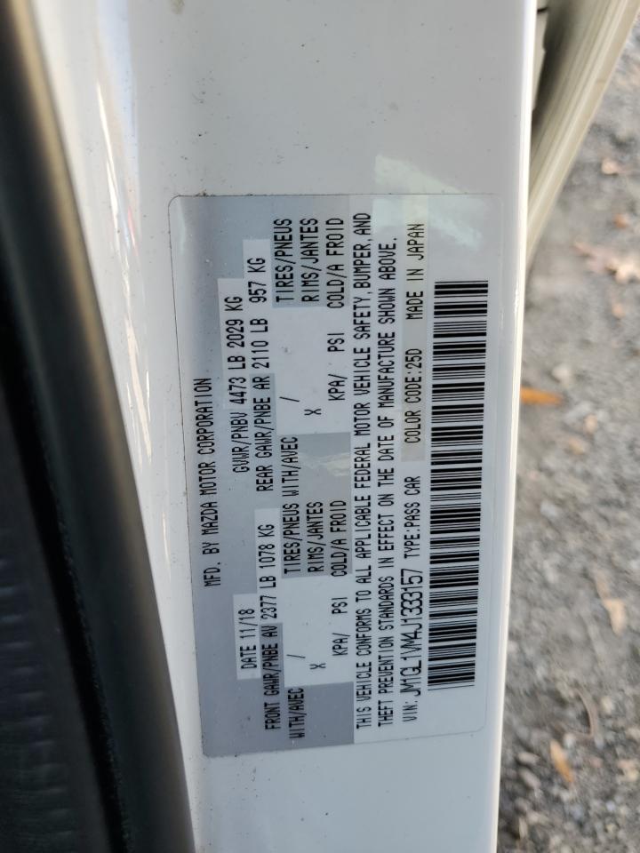 2018 Mazda 6 Touring VIN: JM1GL1VM4J1333157 Lot: 91345435