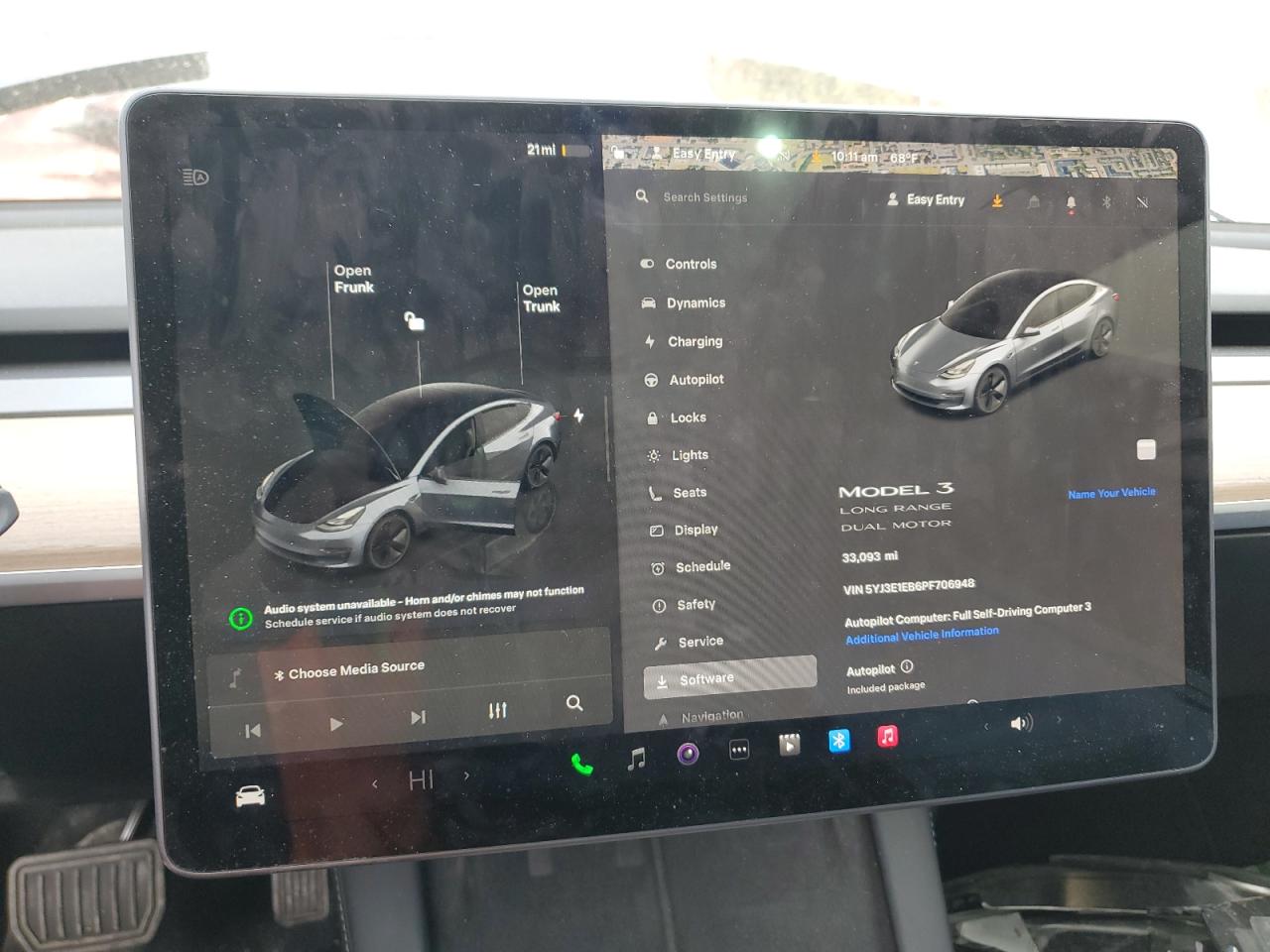 2023 Tesla Model 3 VIN: 5YJ3E1EB6PF706948 Lot: 91189155