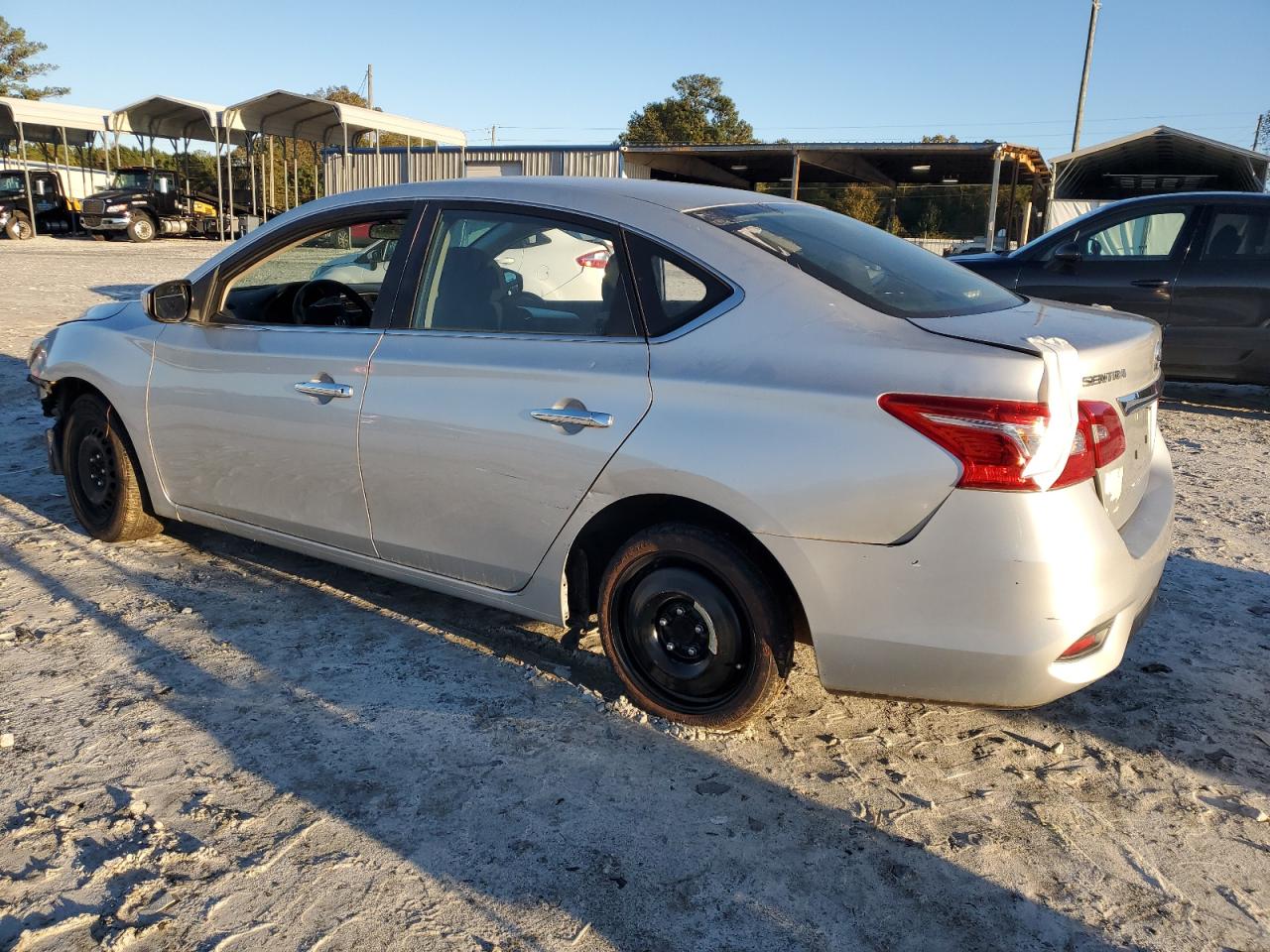 2016 Nissan Sentra S silver null gas 3N1AB7AP1GY219118 photo #3