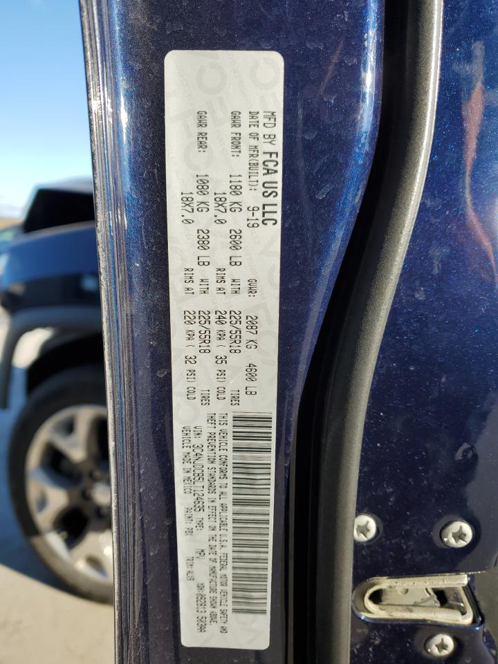 2020 Jeep Compass Limited VIN: 3C4NJDCB5LT124635 Lot: 92104385